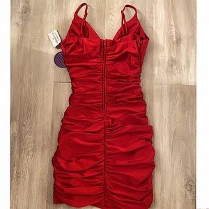 Brand new with tags WINDSOR red ruffled mini dress